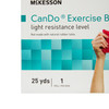 McKesson Exercise Resistance Band, Red, 5 Inch x 25 Yard, Light Resistance #169-5632