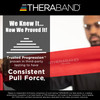 TheraBand® Exercise Resistance Band, Red, 4 Inch x 25 Yard, Medium Resistance #81234756