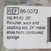 FabLife™ Hip Kit with 26 Inch Reacher and 24 Inch Metal Shoehorn #86-0072