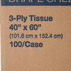 McKesson Sterile Physical Exam Drape, 40 x 60 Inch #18-836