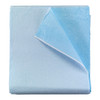 Tidi® Everyday Blue Flat Stretcher Sheet, 40 x 90 Inch #980928