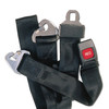 McKesson Push Button Strap, Adjustable, 5 ft Nylon Strap for Stretchers and Backboards, Quick Release Buckle, Black #11352BKM