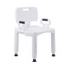 McKesson Removable Arm Rail Plastic Removable Back Bath Bench, 20½ Inch Width #146-RTL12505