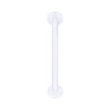 McKesson Wall Grab Bar, White Steel, 16-Inch Length #146-12016-3