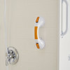 McKesson White / Yellow Plastic Suction-Cup Grab Bar #146-RTL13082