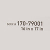 McKesson Back Support Cushion, 16 X 17 Inch #170-79001