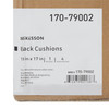 McKesson Back Support Cushion, 18W X 17D Inch, Black #170-79002