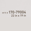 McKesson Foam Back Support Cushion, 22 x 19 in. #170-79004