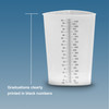 Plasti-Grad® Graduated Beaker, 1,200 mL #1150
