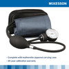 McKesson Brand Aneroid Sphygmomanometer with Cuff, 2-Tube, Pocket-Size, Handheld, Adult Medium Cuff, Navy #01-775-11ANGM
