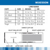 McKesson Aneroid Sphygmomanometer with Cuff, 2-Tube, Pocket-Size, Handheld, Adult Large Cuff, Navy #01-775-12XNGM