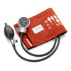McKesson Deluxe Aneroid Sphygmomanometer with Cuff, 2-Tube, Pocket Size, Handheld, Adult Cuff, Orange, Arm #720-11AORMM