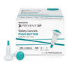 McKesson Prevent® HP Push Button Safety Lancet, 25 Gauge, 2.0 mm #16-PBHPSL25G2.0X