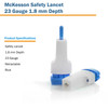 McKesson Push Button Safety Lancet, 23G x 1.8mm #16-PBSL23GX
