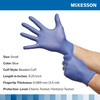 McKesson Confiderm® LDC Nitrile Exam Glove, Small, Blue #14-6N42C