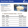 Trilon 2000® PF with MC3® Stretch Vinyl Exam Glove, Extra Large, Ivory #25-990