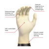 Diamond Grip™ Latex Exam Glove, Extra Large, White #MF-300-XL