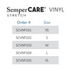 SemperCare® Vinyl Exam Glove, Medium, Ivory #SCVNP103