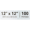 McKesson Zip Closure Bag, 12 x 12 in. #4589