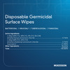 McKesson Germicidal Large Surface Disinfectant Wipes, Canister, 160 ct. #50-66160
