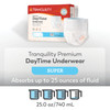 Tranquility Premium DayTime Disposable Absorbent Underwear, L #2106