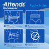 Attends® Absorbent Underwear, 3X-Large #AU60