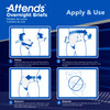 Attends® Briefs with Overnight Protection, X-Large #DDEW40
