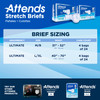 Attends® Stretch Briefs, Large / X-Large #DDSLXL