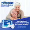 Attends® Stretch Briefs, Medium / Regular #DDSMR
