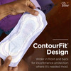 Poise Bladder Control Pad, Long, Light Absorbency, Disposable, Absorb-Loc Core, Female, One Size Fits Most #48536
