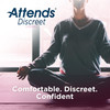 Attends® Discreet Liners Bladder Control Pad, 6-Inch Length #ADLINER
