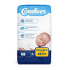 Attends Comfees Premium Baby Diapers, Unisex, Tab Closure, Newborn #41536