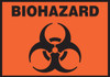 Accuform Signs Biohazard Pre-Printed Label, 5 x 3-1/2 Inch #LBHZ506VSP