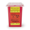 BD Multi-purpose Sharps Container, 1 Quart, 7 x 4-9/10 x 3-9/10 Inch #305635