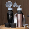 Ceres Chill Demigoddess Stainless Steel Mini Breast Milk Chiller Container, Shimmering Black #CC-1-DEMI-S-ST