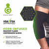 Green Drop™ Infused Compression Sleeve Elbow Support, Small/Medium #ELB-1450