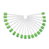 Toothette Plus Oral Swabsticks Foam Tip, Green, 6 Inch, Individually Wrapped, Nonsterile #6076
