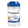 Sani-Hands Hand Sanitizing Wipes, Ethyl Alcohol, Canister, Unscented, 6 X 7.5 Inch #P13472
