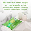 McKesson Flushable* Wet Wipes XL - Scented, 96 Wet Wipes per Pack #DXLF96