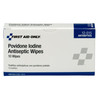 First Aid Only Povidone Iodine Antiseptic Wipes #12-015-004