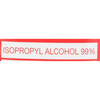 McKesson Isopropyl Alcohol, Concentrated 99% Strength Rubbing Alcohol for Technical Use, 16 oz #D0052