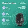 Reliefband® Premier Nausea Relief Wrist Band, Charcoal #RBCHARCOAL