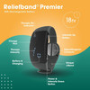 Reliefband® Premier Nausea Relief Wrist Band, Charcoal #RBCHARCOAL