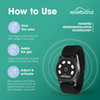 Reliefband® Sport Nausea Relief Wrist Band, Black #RBSPT-B