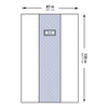 McKesson Sterile Femoral Angiography X-Long Drape, 87 x 135 Inch #183-I80-01105-S