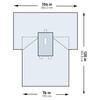 McKesson Sterile Laparotomy Drape, 102 x 76 x 120 Inch #183-I80-05170G-S