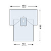 McKesson Sterile Pediatric Laparotomy Drape, 100 x 72 x 124 Inch #183-I80-05212G-S