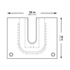 McKesson Sterile U-Drape with Pouch, 35 x 30 Inch #183-I80-09169-S