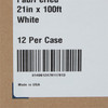 McKesson Crepe Table Paper, 21 Inch x 100 Foot, White #18-6221