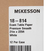 McKesson Smooth Table Paper, 21 Inch x 75 Yard, White #18-814